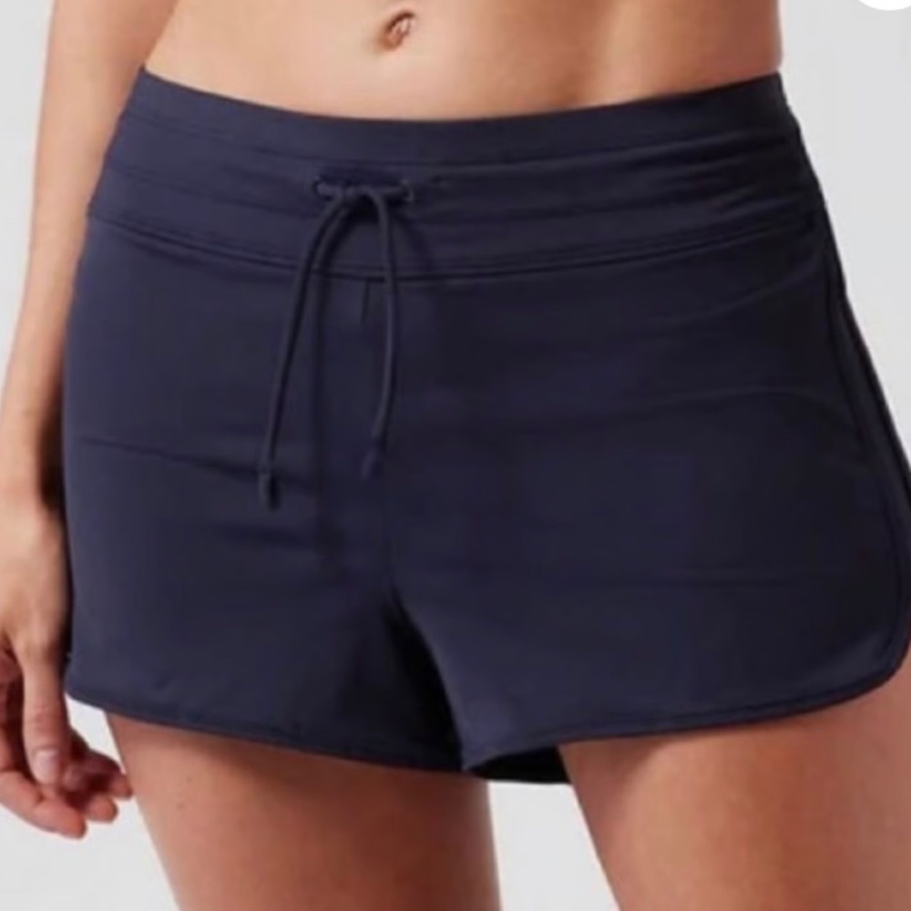 Athleta Dress Blue Kata Surge Swim Short - Size XS Worn Once Excellent Condition